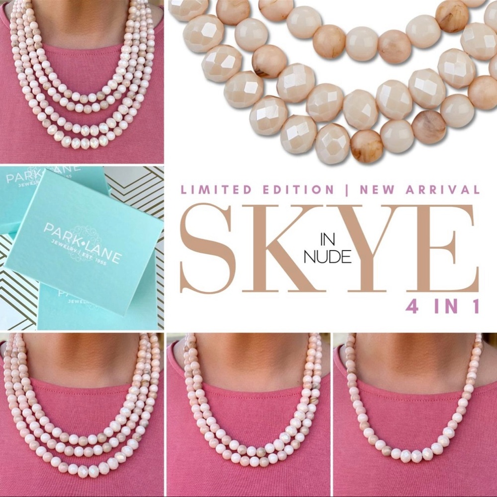 Park Lane SkyeNude Necklace with Glass Beads - Picture 6 of 7